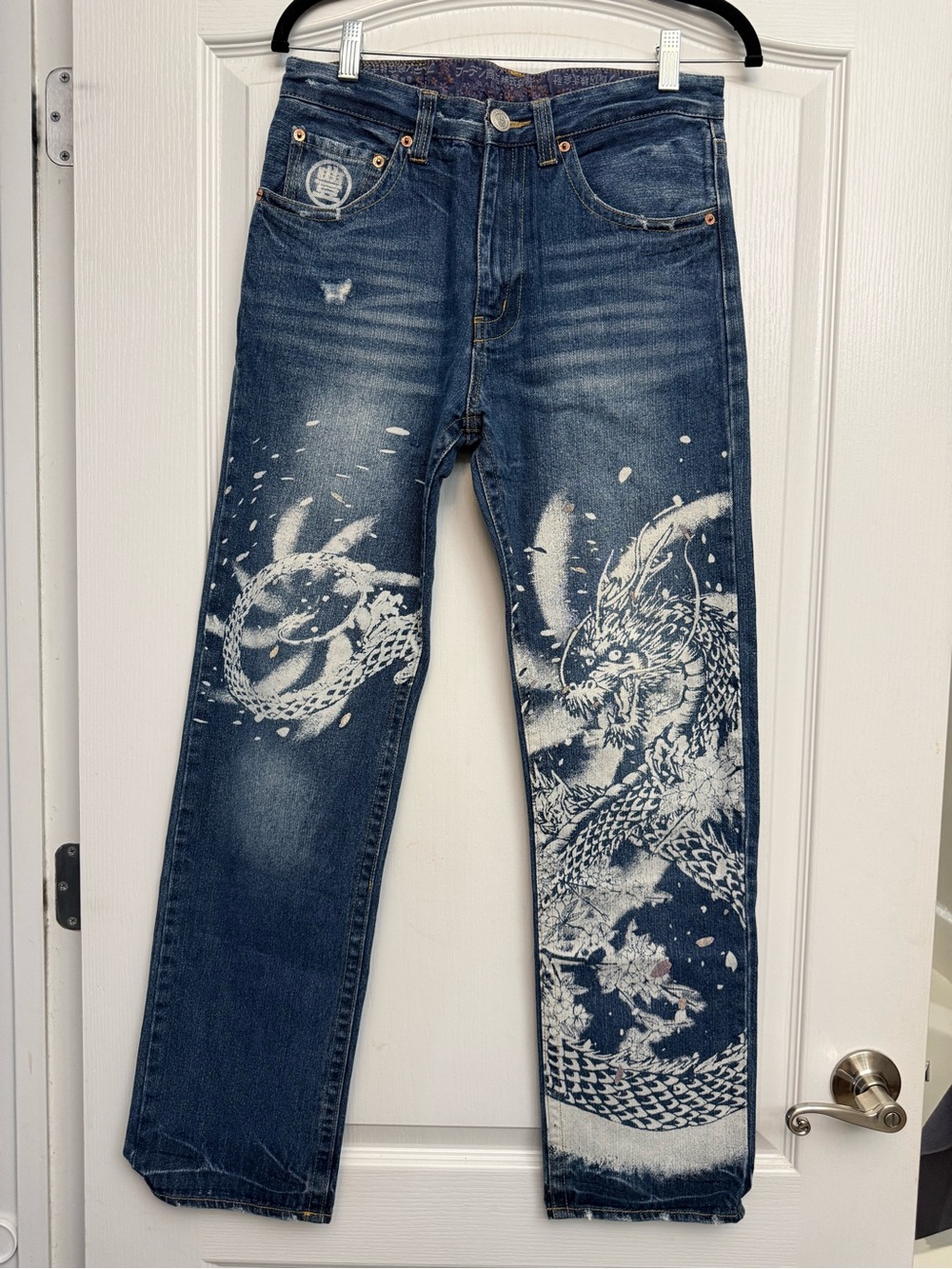 Buden Shouten dragon print jeans size 3 brand new